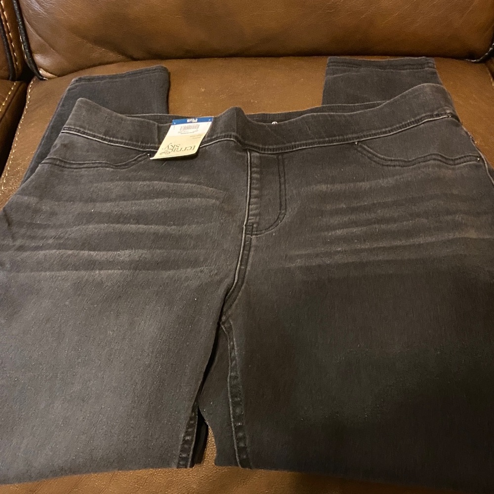 Terra & Sky Charcoal Women's Jeggings